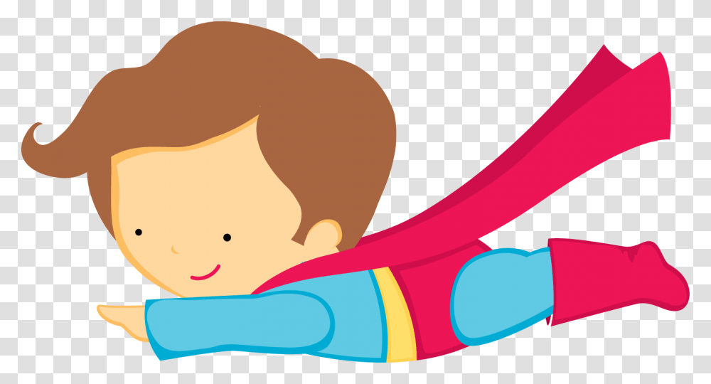 Baby Superheroes Clipart Super Man Cute, Face, Massage, Head Transparent Png