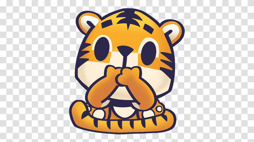 Baby Tiger Stickers For Kids Park Messages Sticker 4 Siberian Tiger, Food Transparent Png