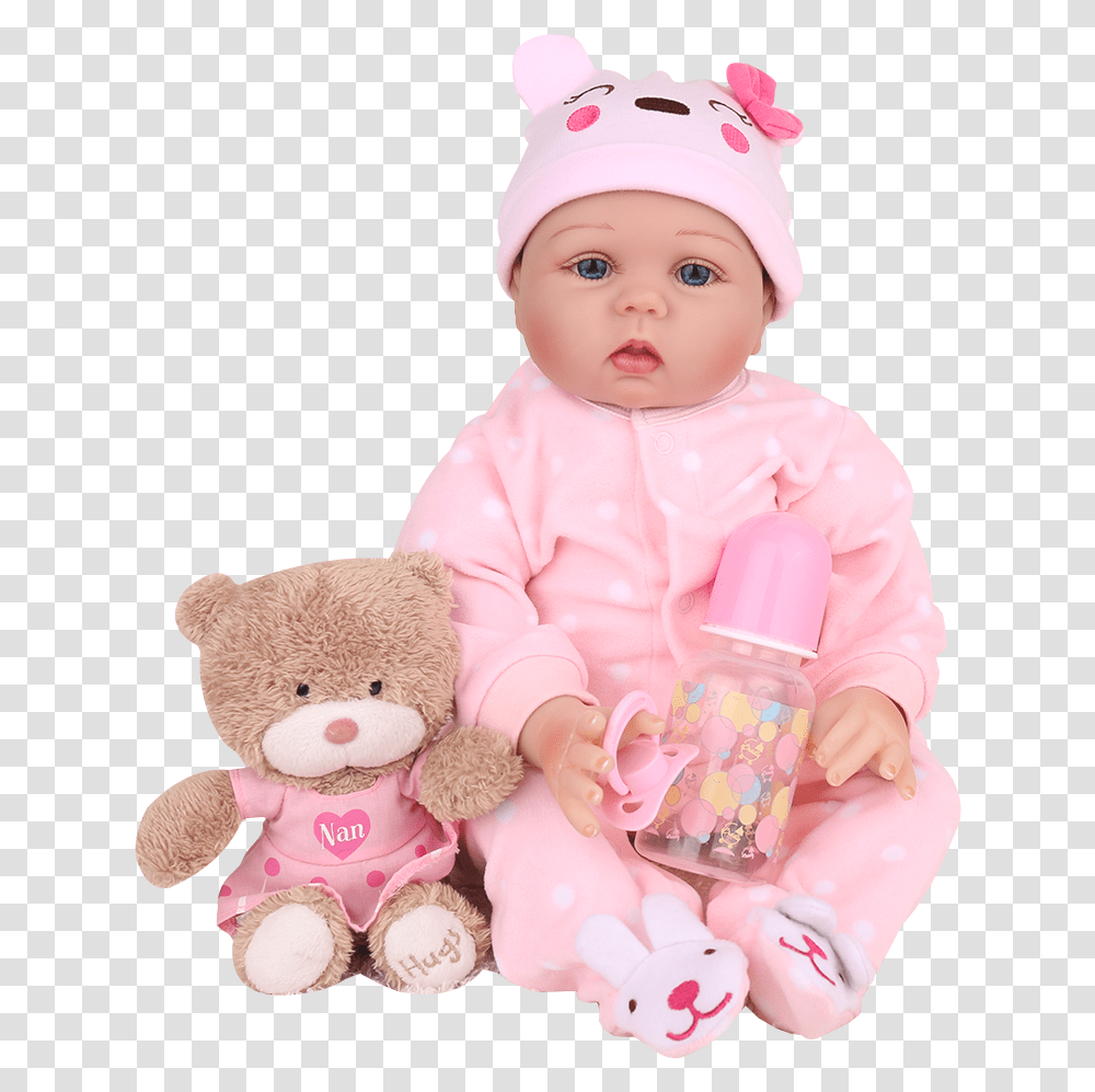 Baby Toys, Teddy Bear, Doll, Person, Human Transparent Png
