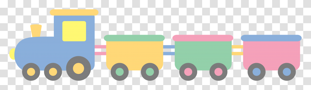 Baby Train Clip Art Cute Pastel Colored Train, Toy Transparent Png