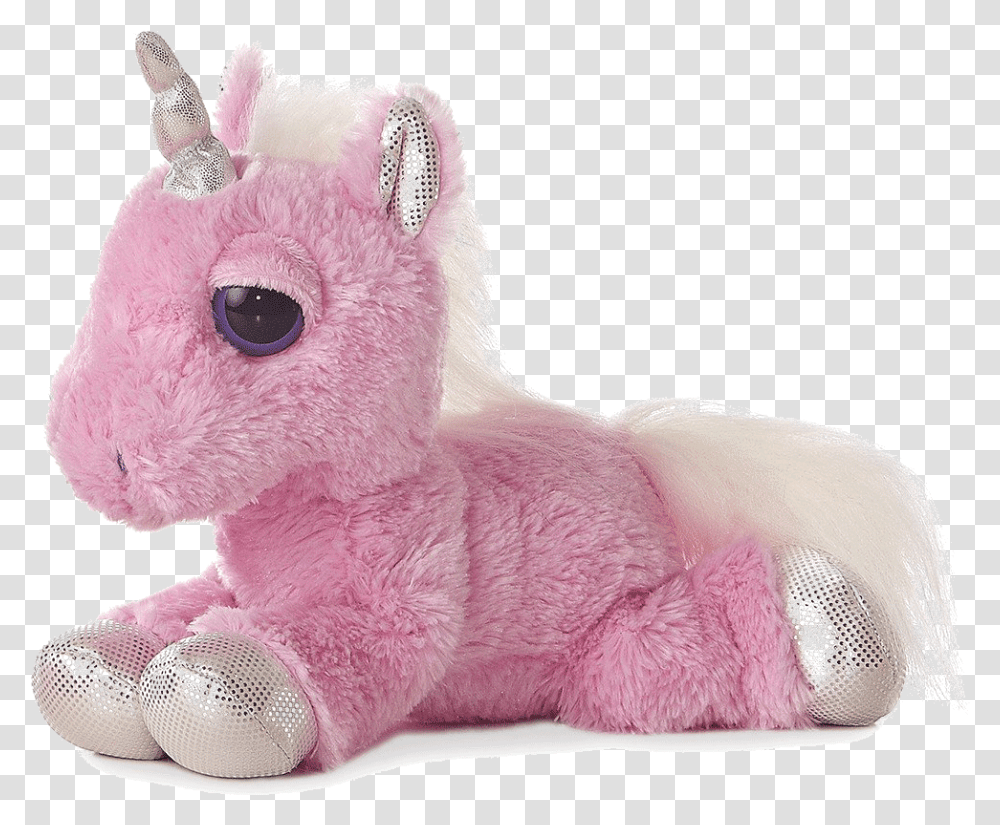Baby Unicorn Pink Unicorn Stuffed Animal, Plush, Toy Transparent Png