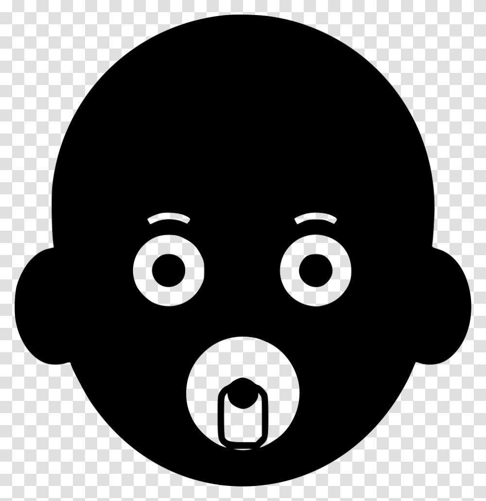 Baby Vector Newborn Symbol White Baby Icon Vector, Stencil, Helmet, Apparel Transparent Png