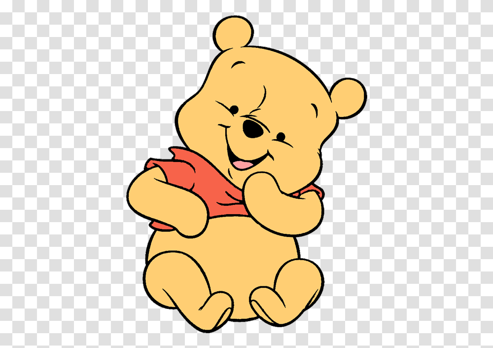 Baby Winnie The Pooh And Friends Clipart Vector Free Baby Winnie The Pooh Outline, Toy, Cupid Transparent Png