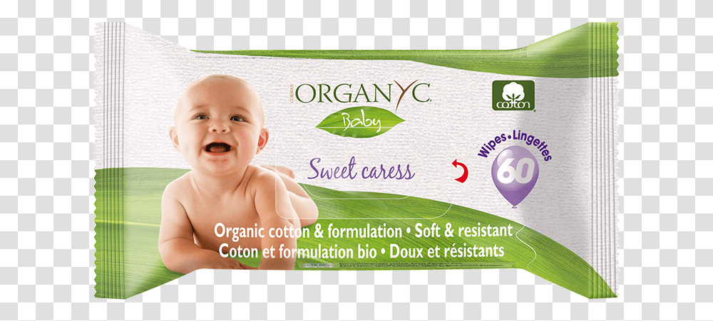 Baby Wipes Orgba 01 Organyc Sweet Caress, Person, Human, Face Transparent Png
