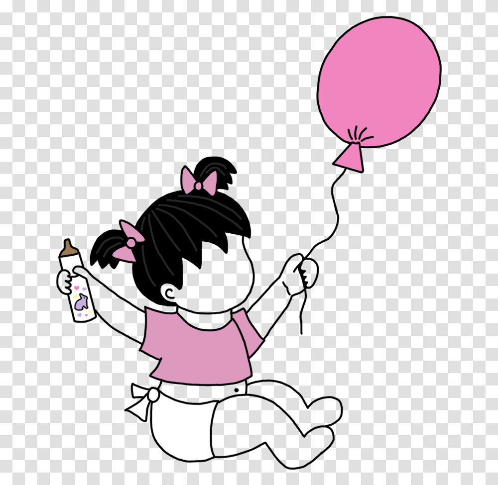 Baby With Baloons Clip Art, Beverage, Drink, Ball, Bottle Transparent Png