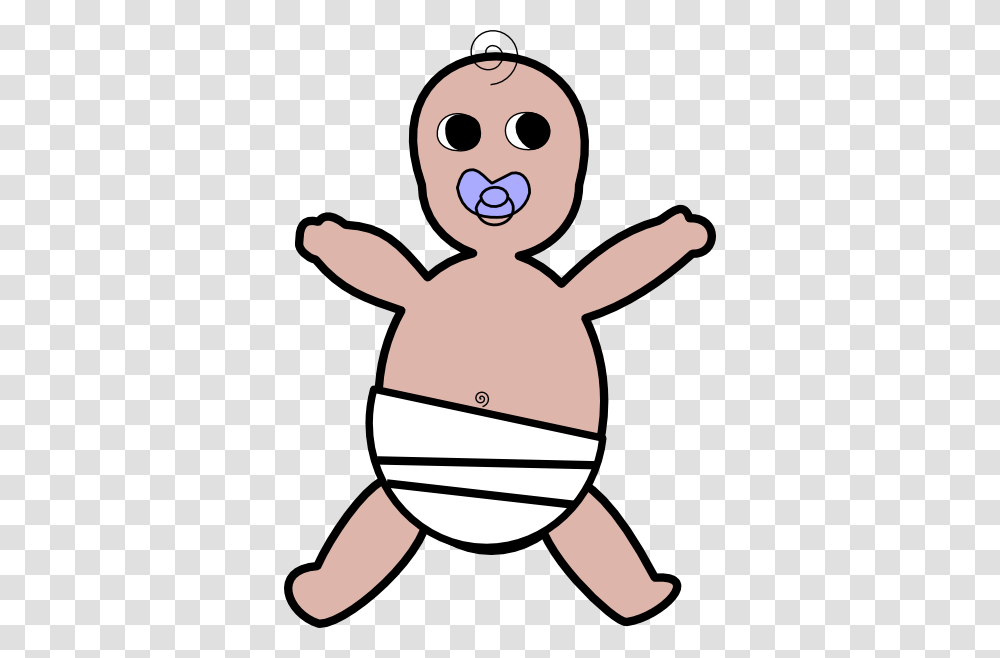 Baby With Pacifier Clip Art, Outdoors, Animal, Diaper, Face Transparent Png