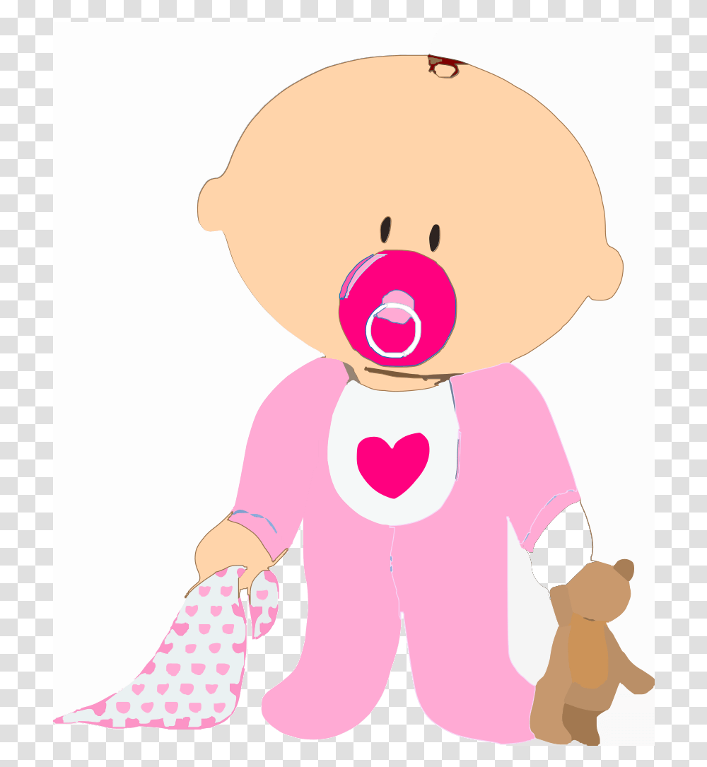 Baby With Pacifier Clip Art, Toy, Texture, Drawing Transparent Png