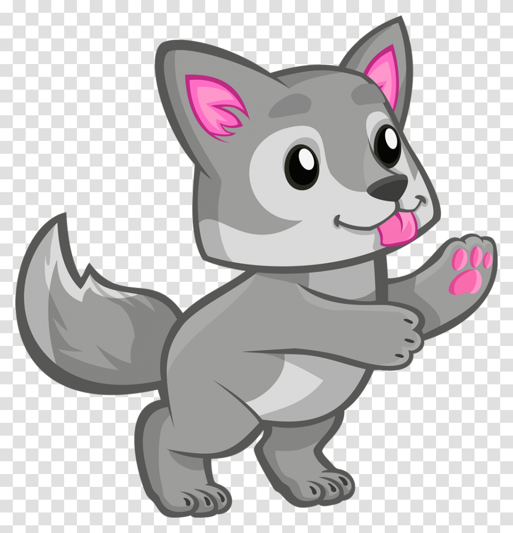 Baby Wolf Pluspng Cute Wolf Clipart, Animal, Reptile, Plush, Toy Transparent Png