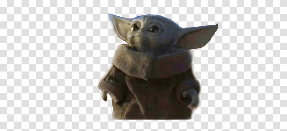Baby Yoda Babyyoda Yodamaster Meme Starwars Cute Baby Yoda Gif Clear, Statue, Sculpture, Art, Figurine Transparent Png