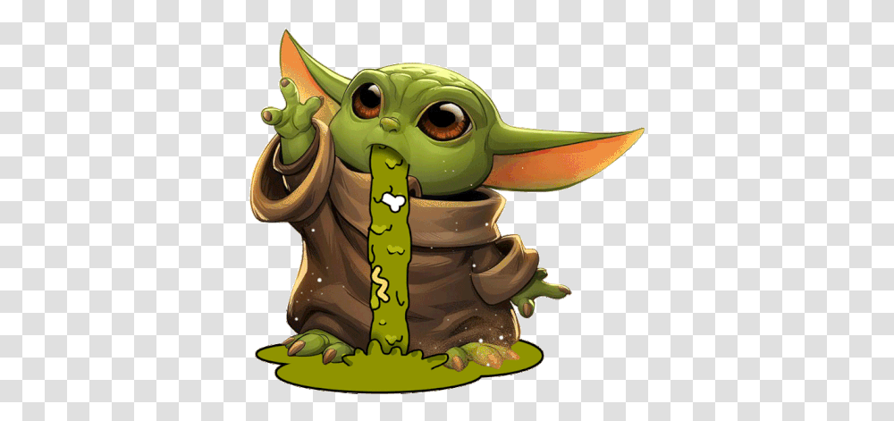 Baby Yoda Background Gif Baby Yoda Illustration Toy Alien Animal Photography Transparent Png Pngset Com