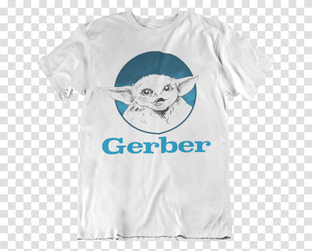 Baby Yoda Gerber Baby, Apparel, T-Shirt, Cat Transparent Png