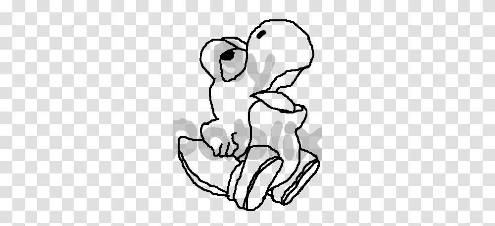 Baby Yoshi Coloring Pages, Stencil, Poster, Face Transparent Png
