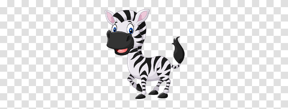 Baby Zebra Cartoon Image Group, Mammal, Animal, Wildlife, Stencil Transparent Png