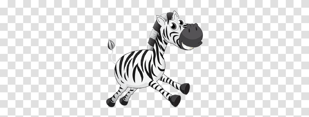 Baby Zebra Cartoon Image Group, Wildlife, Mammal, Animal, Stencil Transparent Png