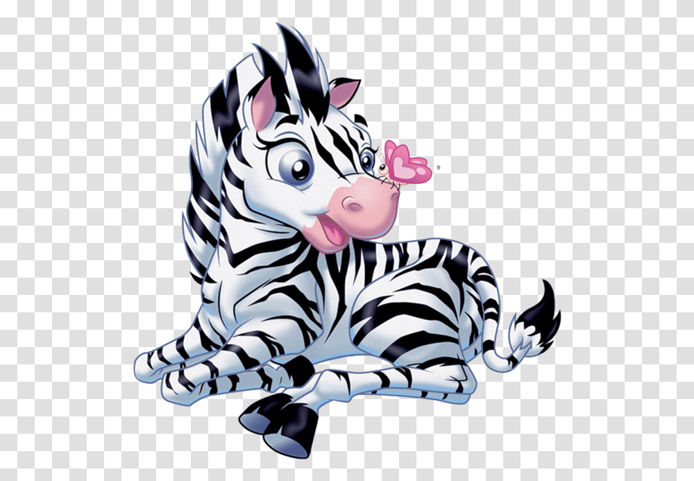 Baby Zebra Cute Cartoon Zebra, Tiger, Wildlife, Mammal, Animal Transparent Png