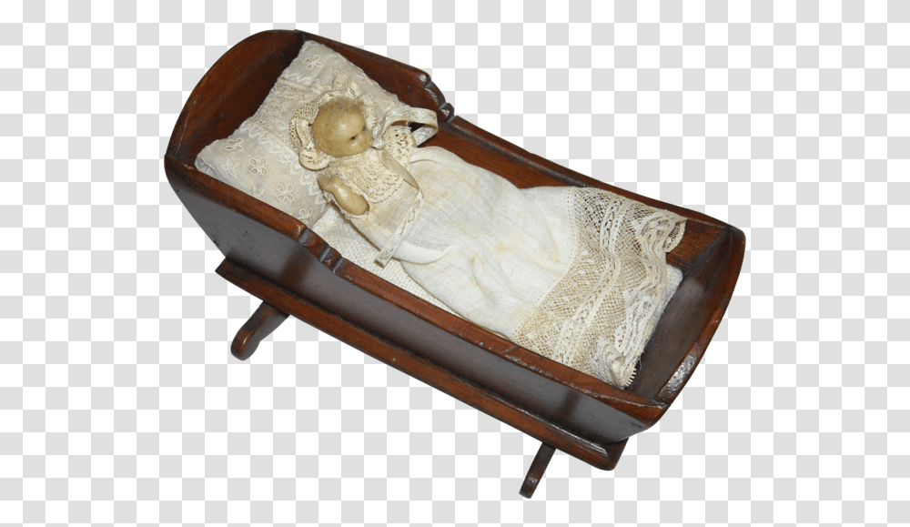 Babydoll Horror Crib Baby Doll Porcelaindoll Infant Bed, Furniture, Cradle Transparent Png