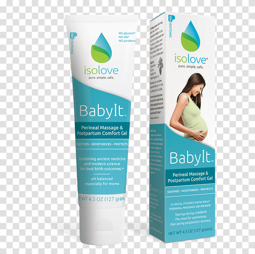 Babyit Perineal Massage And Postpartum Comfort Gel Babyit Perineal Massage, Person, Human, Flyer, Poster Transparent Png