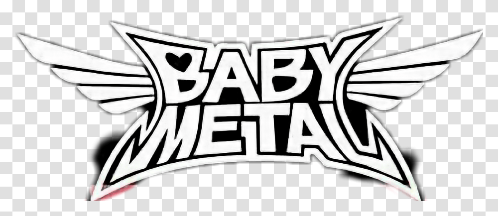 Babymetal Yuimetal Moametal Sticker Babymetal, Label, Text, Logo, Symbol Transparent Png