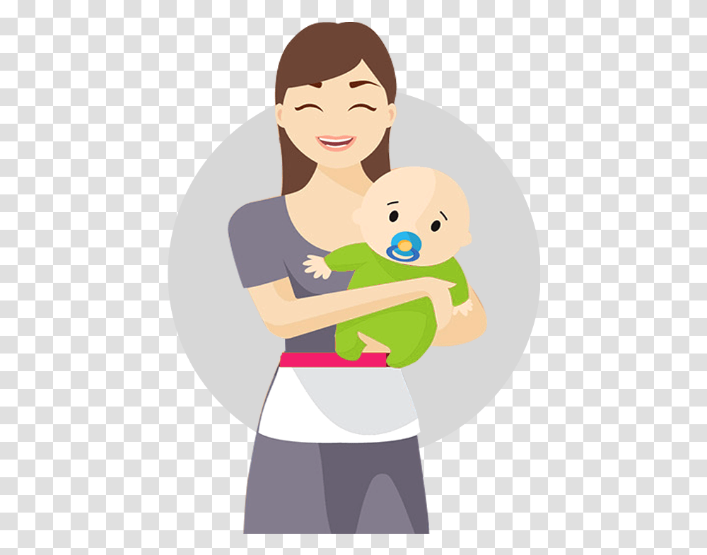 Babymomycare Hug, Person, Pet, Animal, Female Transparent Png