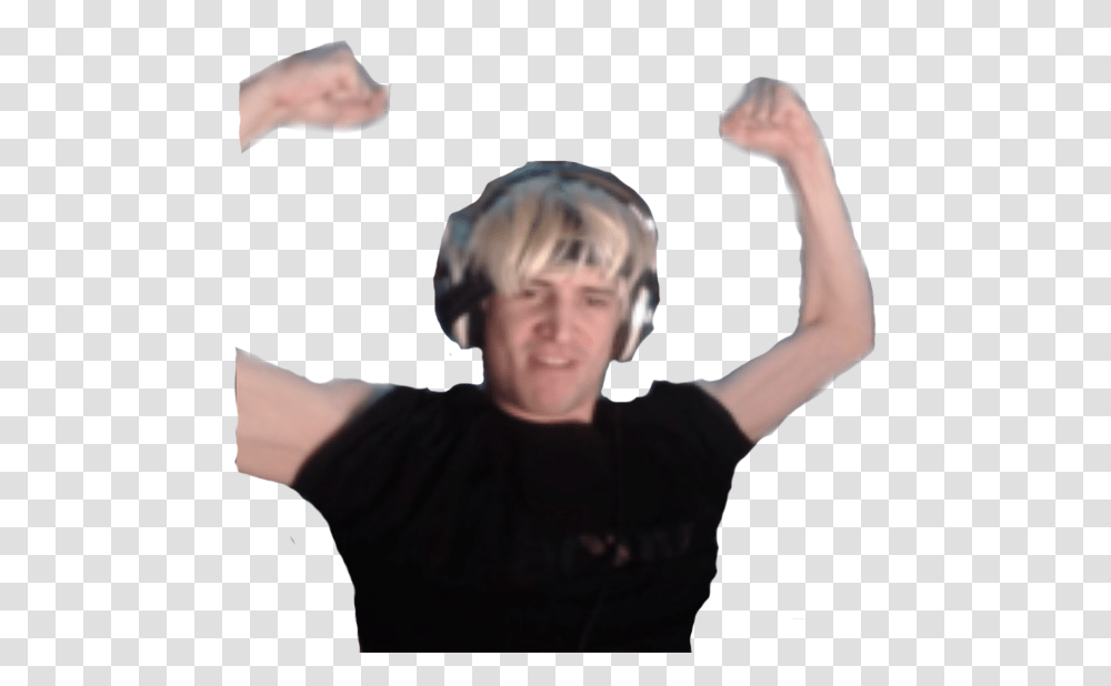 Babyrage Xqc Arms Emote, Person, Human, Finger, Hand Transparent Png