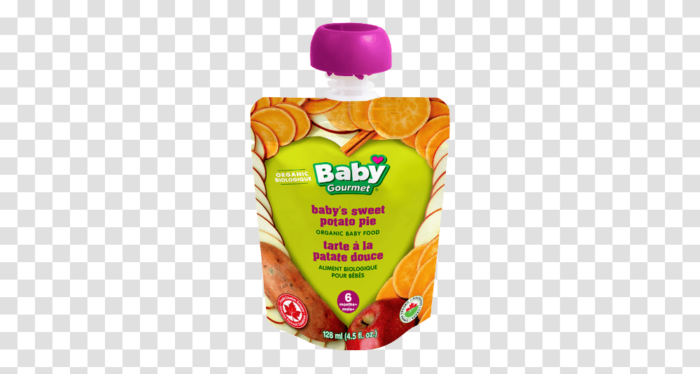 Babys Sweet Potato Pie Baby Gourmet Foods Inc, Plant, Fruit, Juice, Beverage Transparent Png