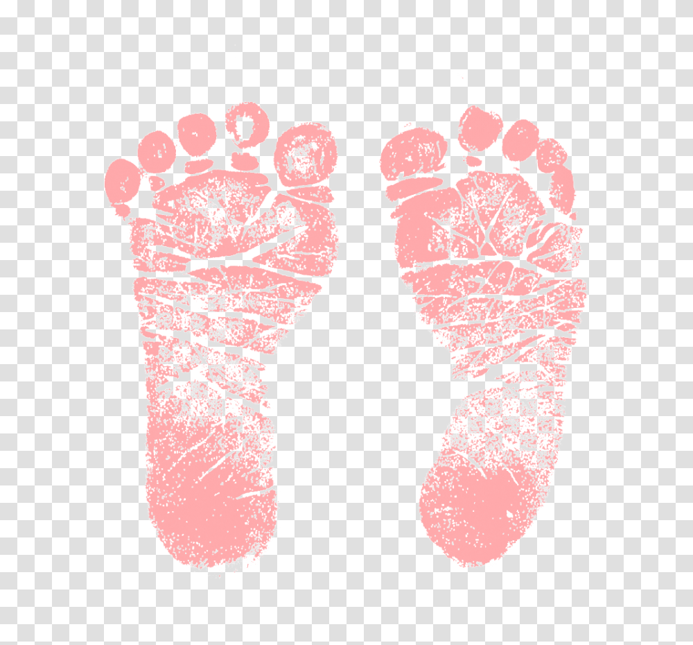 Babyshowerblog Pink Baby Footprints Clipart, Heel, Clothing, Apparel, Hand Transparent Png