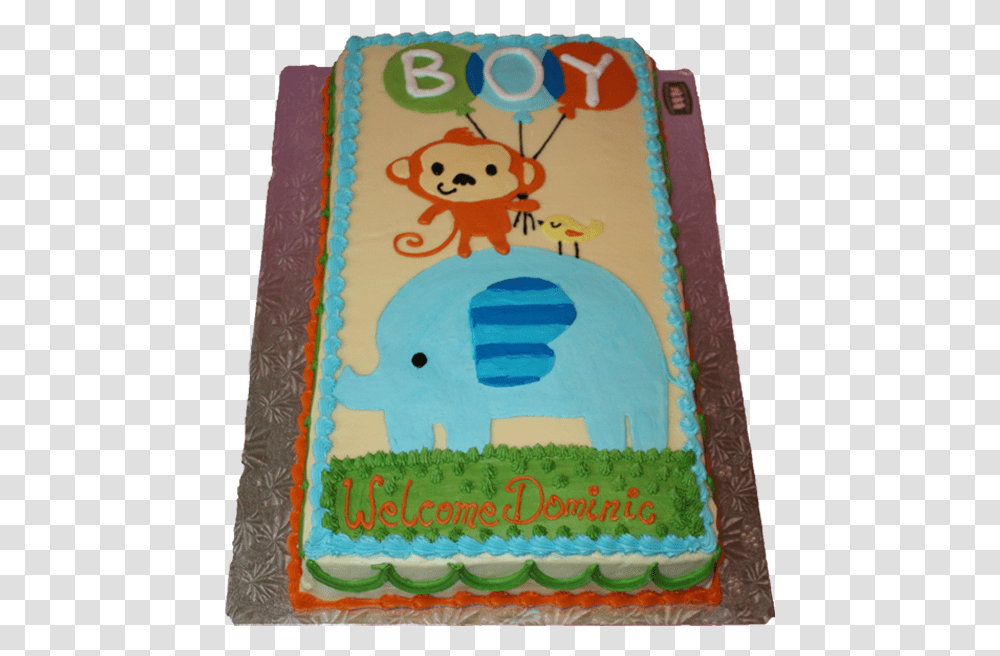 Babyshowerthree 2 Baby Shower Cakes For Boys Sheet Cake, Birthday Cake, Dessert, Food Transparent Png