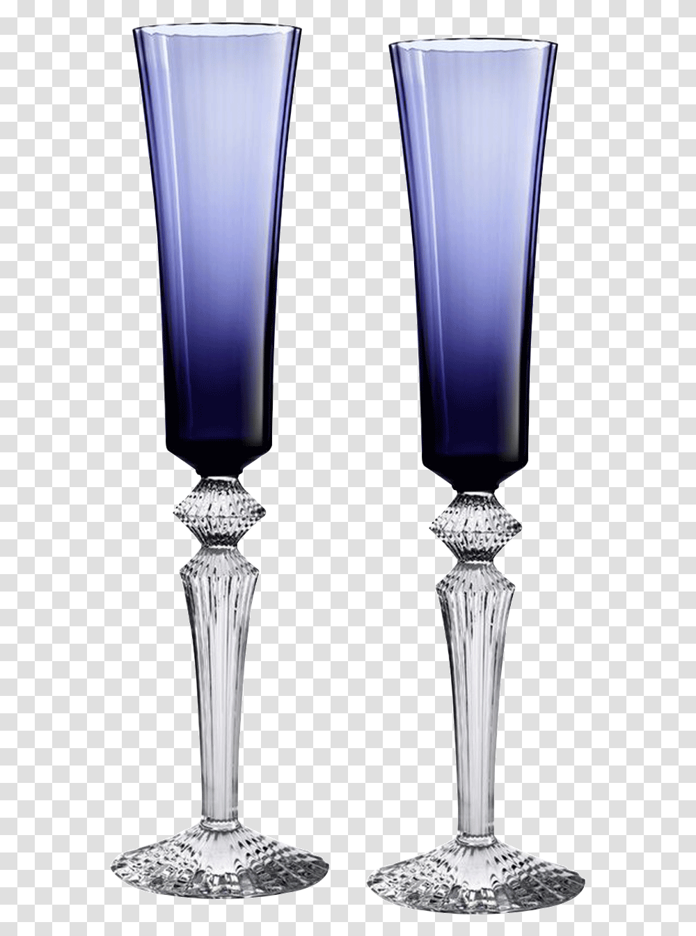 Baccarat Mille Nuits Flutissimo, Glass, Lamp, Goblet, Cutlery Transparent Png