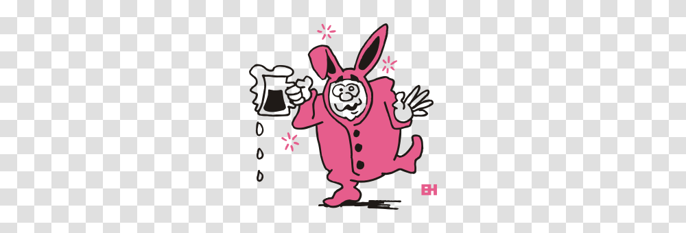 Bachelor Party In A Pink Bunny Suit Two Colors, Poster, Advertisement, Animal Transparent Png