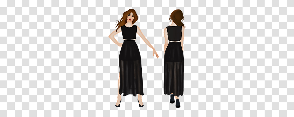 Back Person, Dress, Female Transparent Png