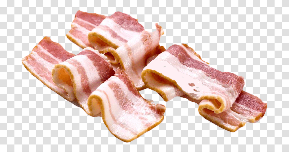 Back Bacon Ham Barbecue Breakfast Raw Bacon, Pork, Food Transparent Png