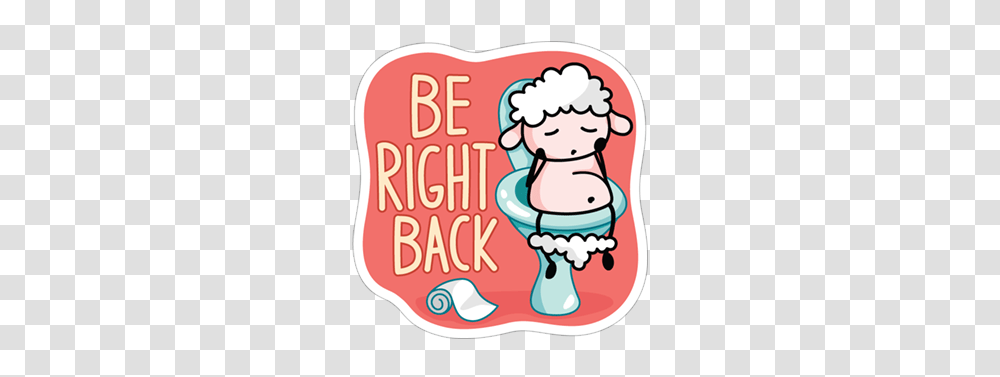 Back Be Right, Label, Food, Leisure Activities Transparent Png
