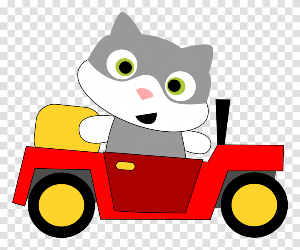 Back Car Clipart Clip Art Cat Christmas Winging, Toy, Transportation, Vehicle, Kart Transparent Png