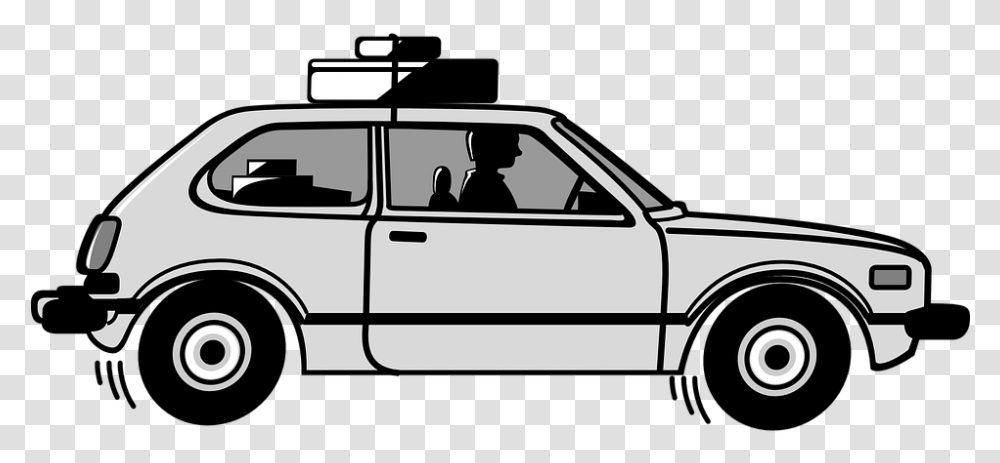 Back Car Driving Car Driving Cartoon, Person, Vehicle, Transportation, Pickup Truck Transparent Png