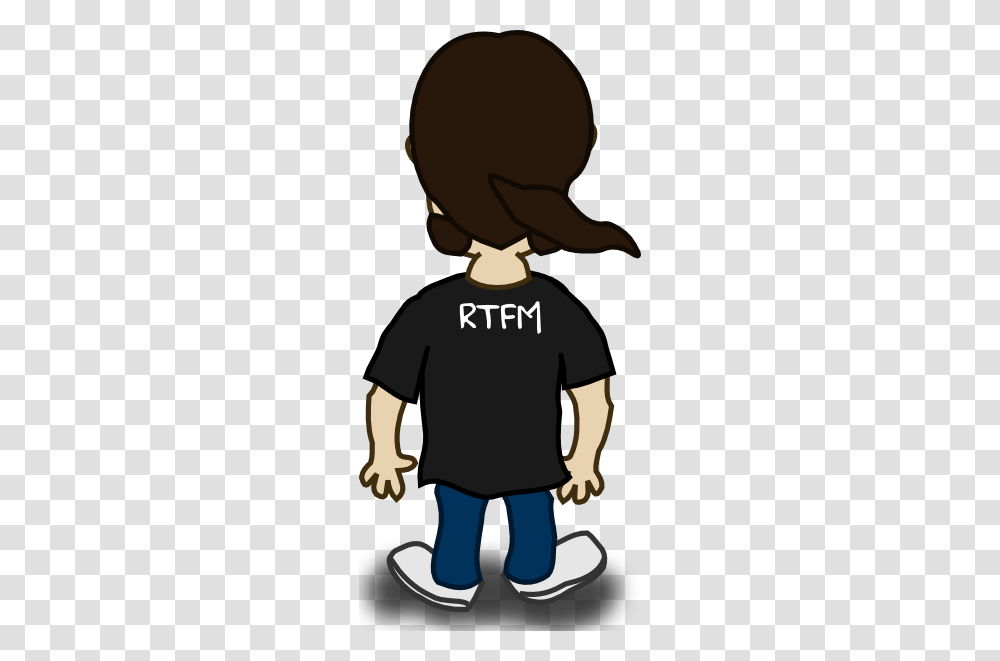 Back Cliparts, Sleeve, Person, T-Shirt Transparent Png