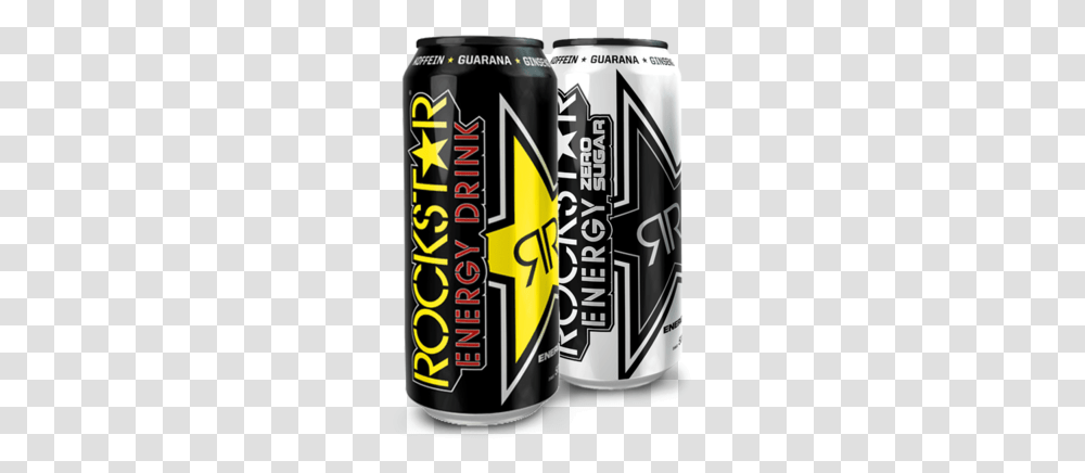 Back Factory Monster Energy Rockstar Energy Drink, Tin, Can, Beverage, Lager Transparent Png