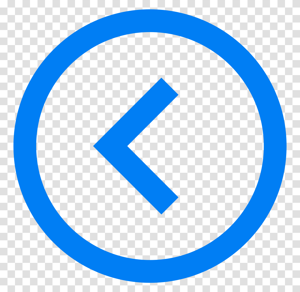 Back Icon Blue 3 In Circle, Number, Alphabet Transparent Png