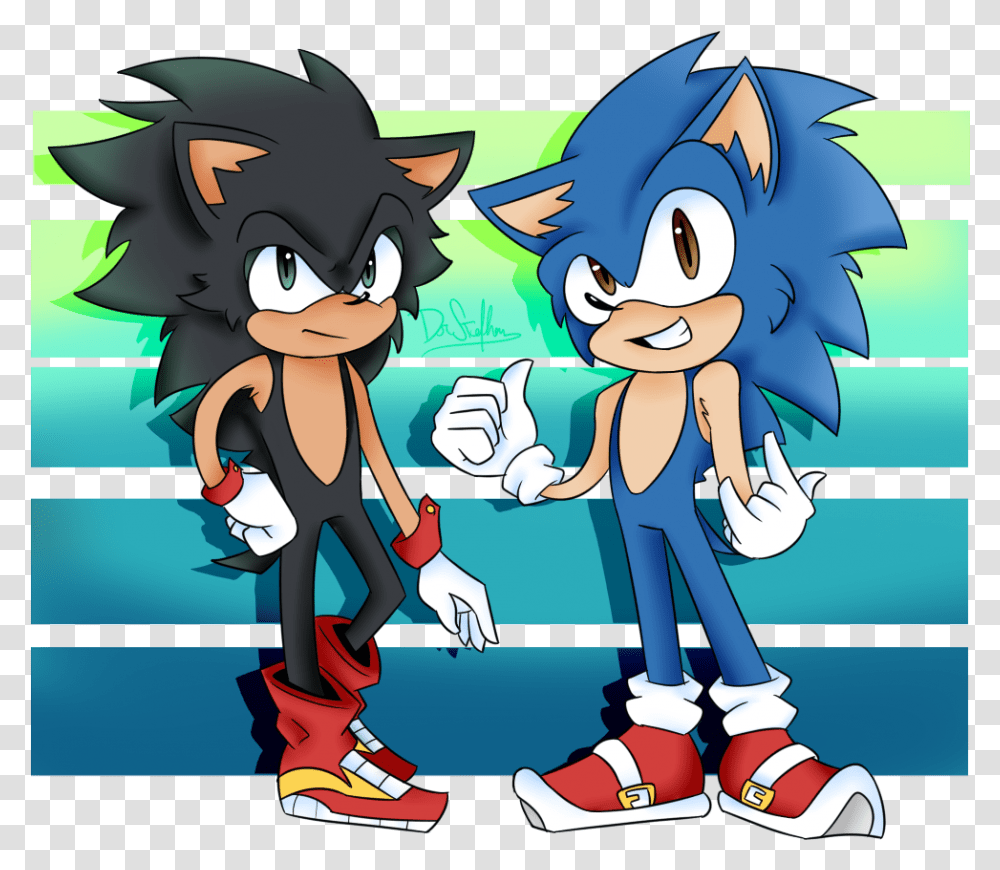 Back In Style A Shadow And Sonic Redesign Sonic The Hedgehog And Shadow Redesign, Shoe, Footwear, Apparel Transparent Png