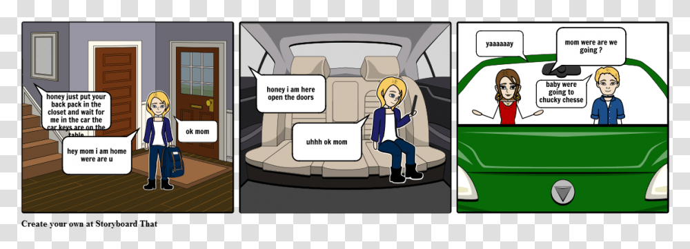 Back Of A Car Inside Cartoon, Person, Bus Transparent Png