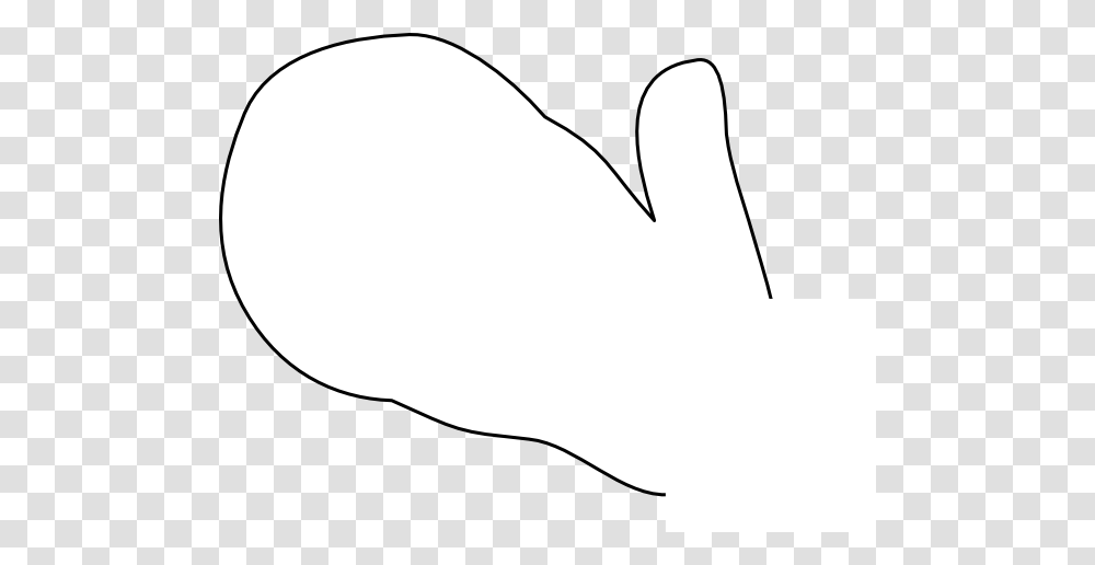 Back Of Hand Outline, Balloon, Animal, Rabbit, Rodent Transparent Png