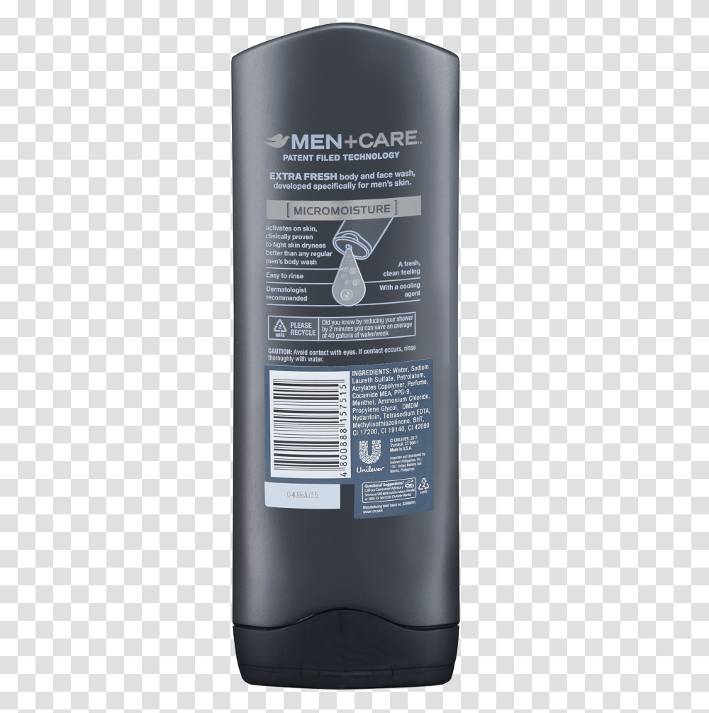Back Of Men's Dove Body Wash, Mobile Phone, Electronics, Cell Phone, Tin Transparent Png