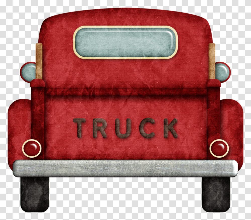 Back Of Pickup Truck Clipart, Furniture, Mailbox, Cushion, Couch Transparent Png