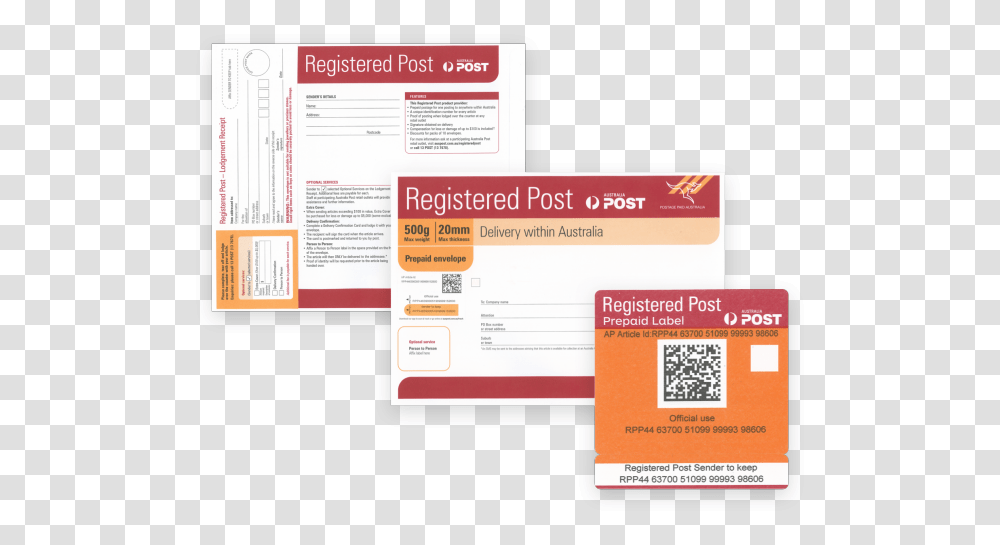 Back Of Registered Post Envelope, Flyer, Poster, Paper, Advertisement Transparent Png