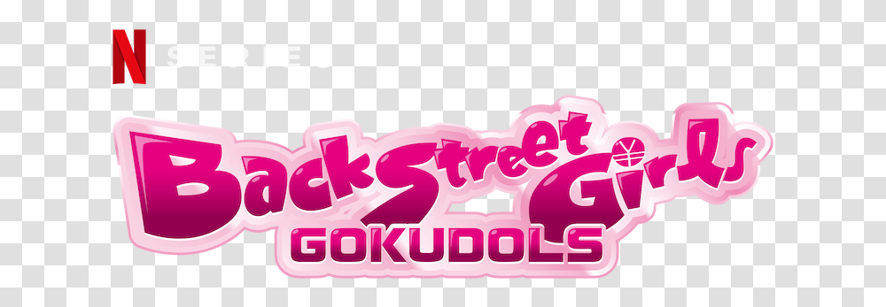 Back Street Girls Gokudols Netflix Official Site Color Gradient, Label, Text, Purple, Dynamite Transparent Png