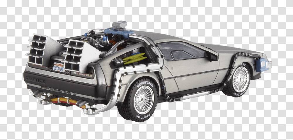 Back To Future Back To The Future Car, Vehicle, Transportation, Wheel, Machine Transparent Png