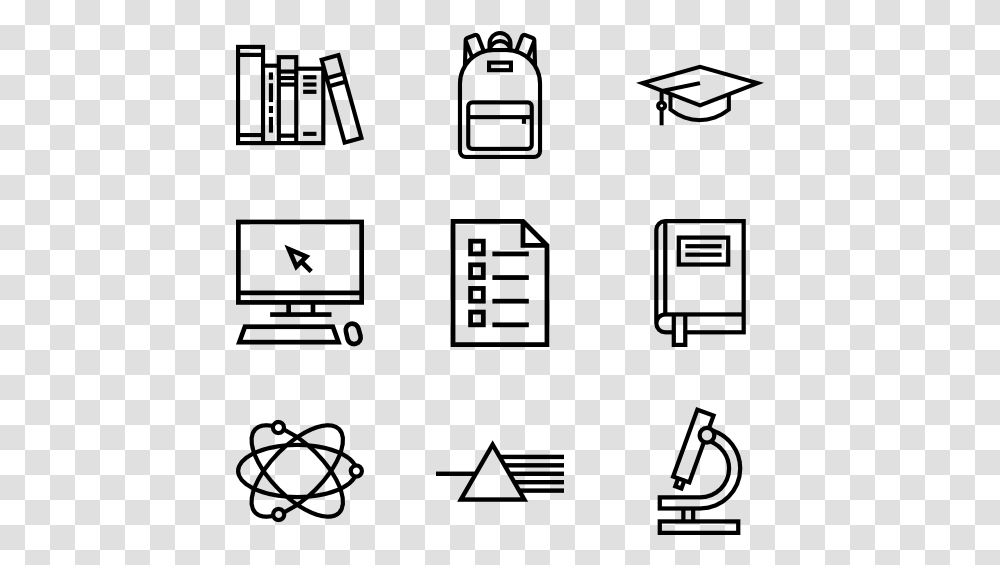 Back To School Back To School Icons, Gray, World Of Warcraft Transparent Png