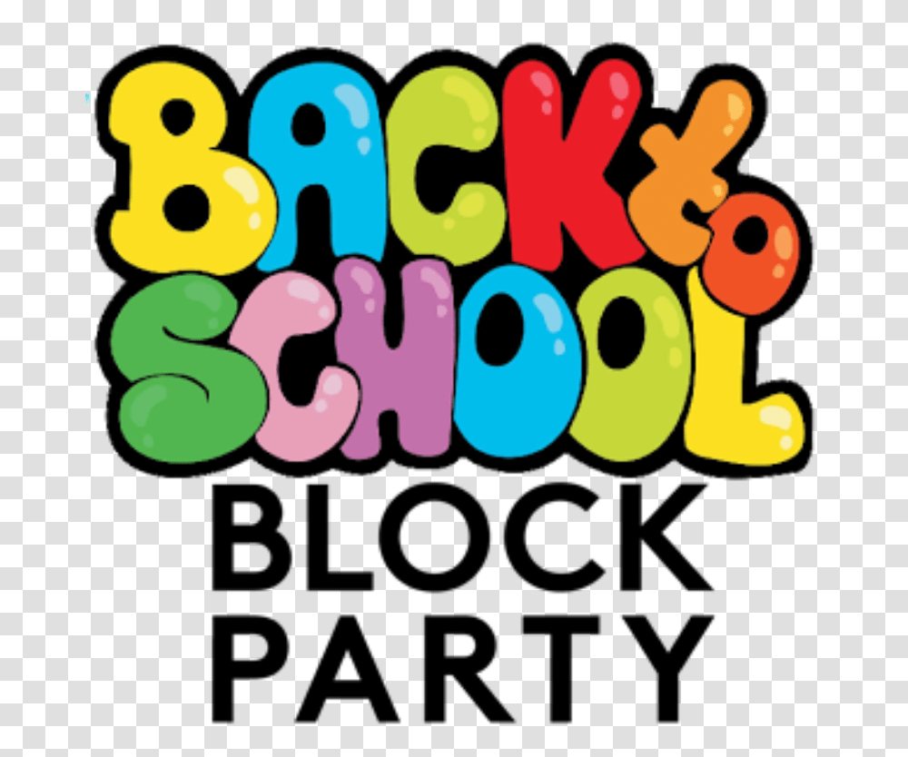 Back To School Block Party, Number, Alphabet Transparent Png