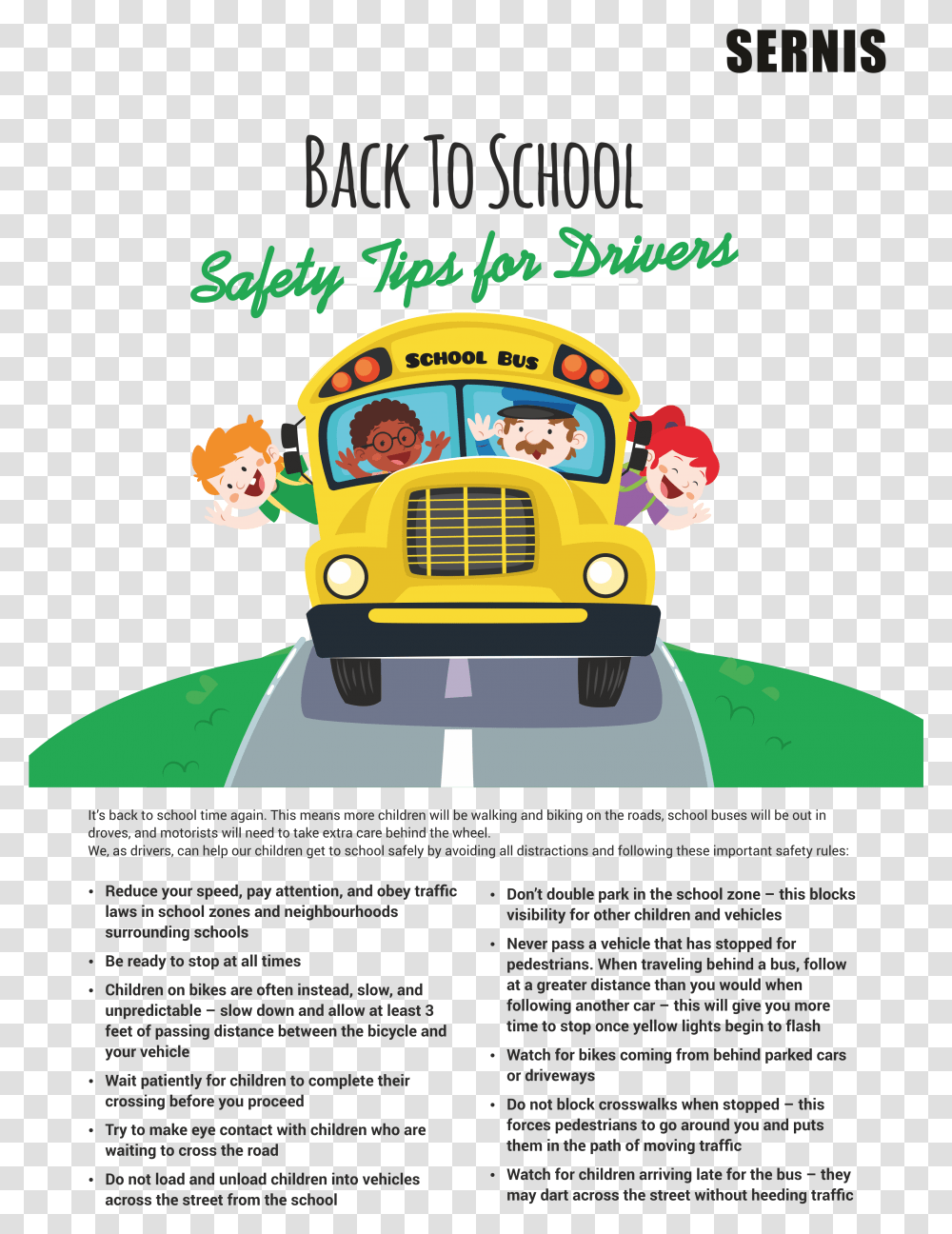Back To School, Bus, Vehicle, Transportation, School Bus Transparent Png