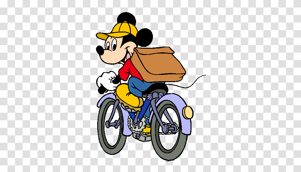 Back To School Clipart Disney, Bicycle, Vehicle, Transportation, Bike Transparent Png
