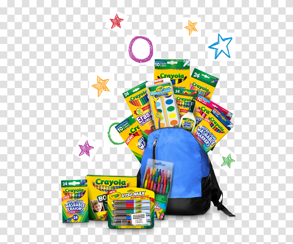 Back To School Crayola Download Crayola Back To School, Sweets, Food, Confectionery, Person Transparent Png